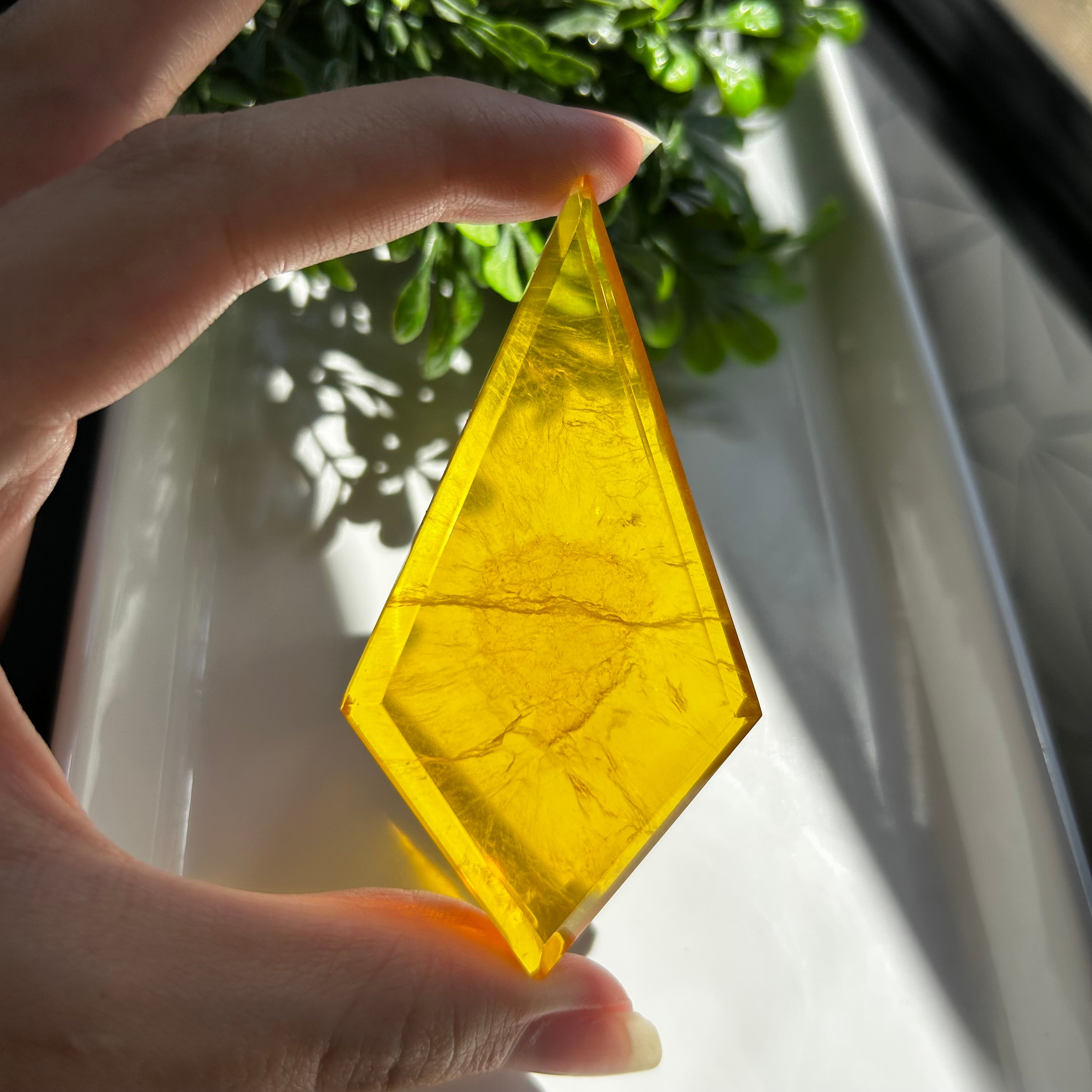 Rainbow Fluorite Diamond