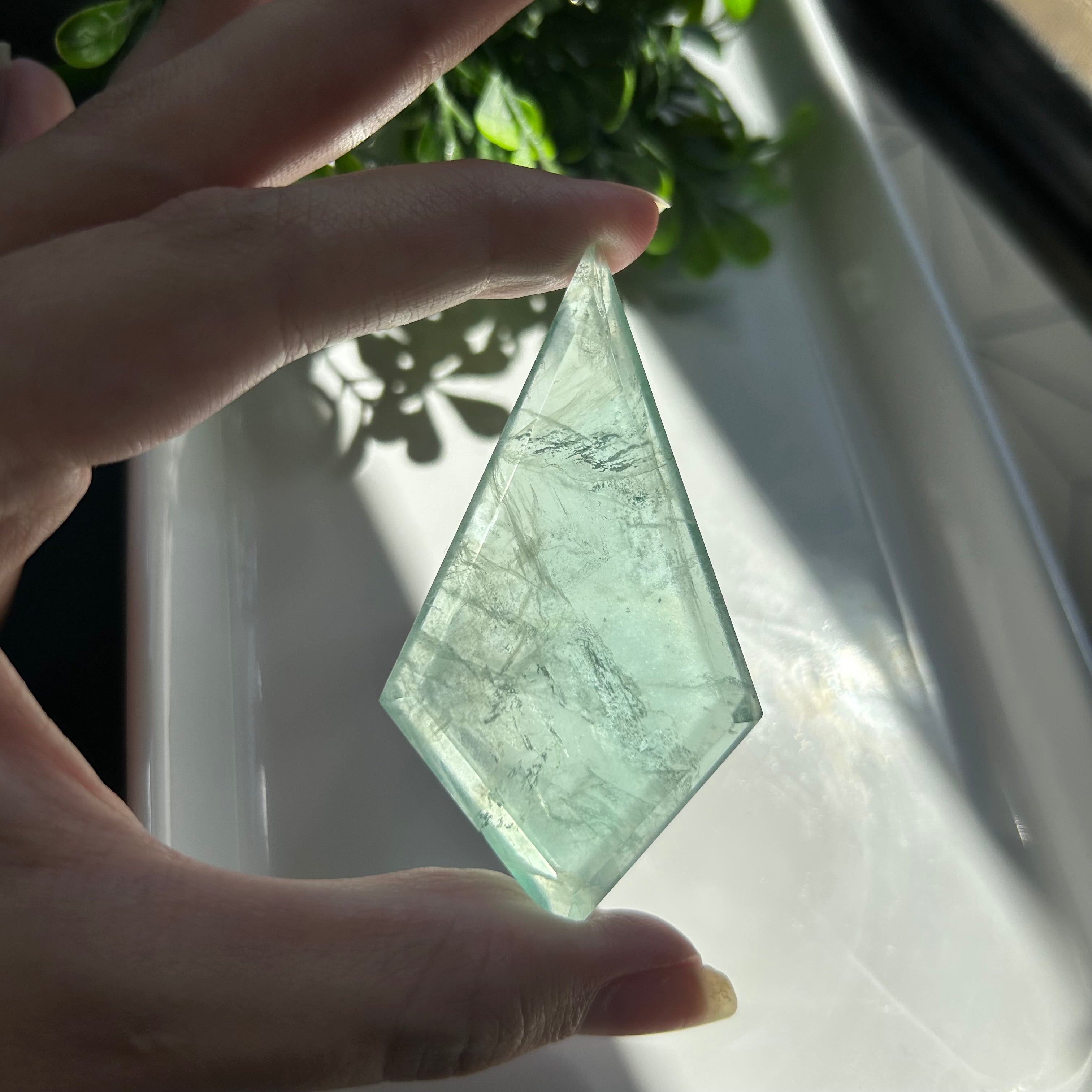 Rainbow Fluorite Diamond
