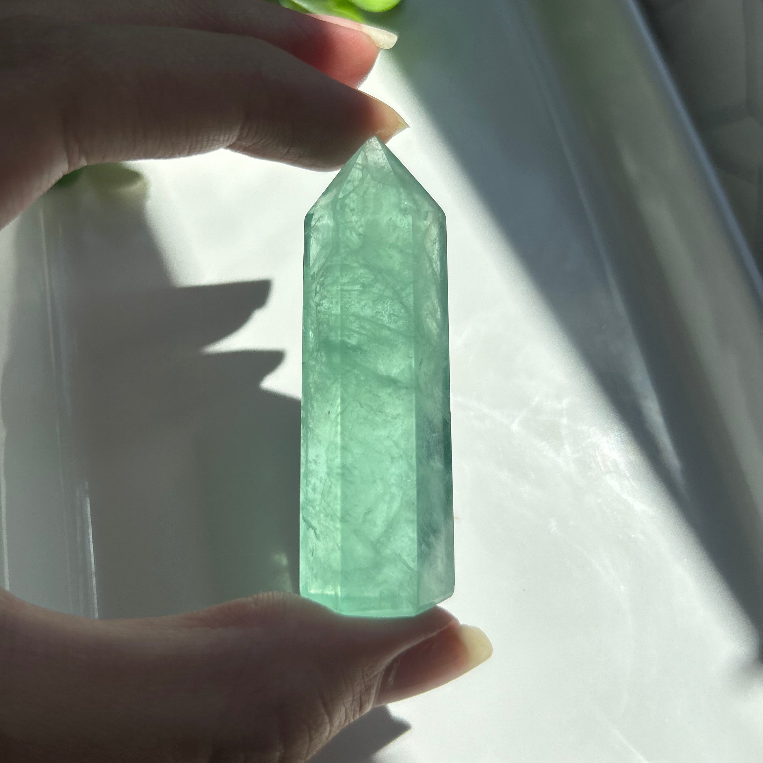 Green(Baja Blast) Fluorite Tower